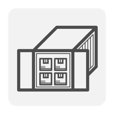 Kargo konteyner simgesi