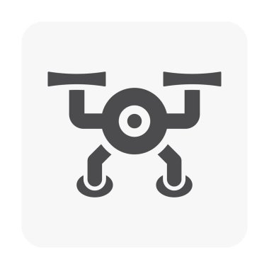 drone simgesi siyah 