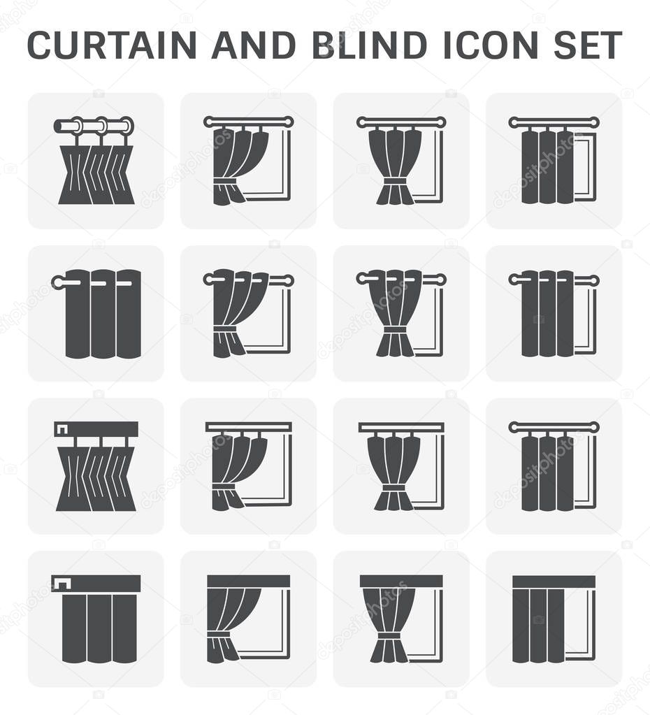curtain blind icon