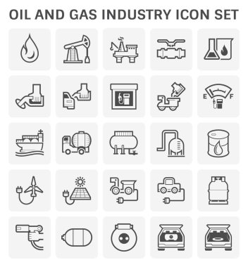 Petrol gaz simgesi