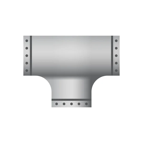 Ícone de tubo de duto — Vetor de Stock