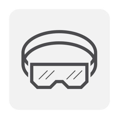 güvenlik gözlüğü simgesi