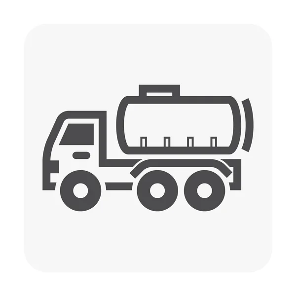 Pictogram olietruck — Stockvector