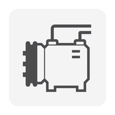 Hava kompresör simgesi