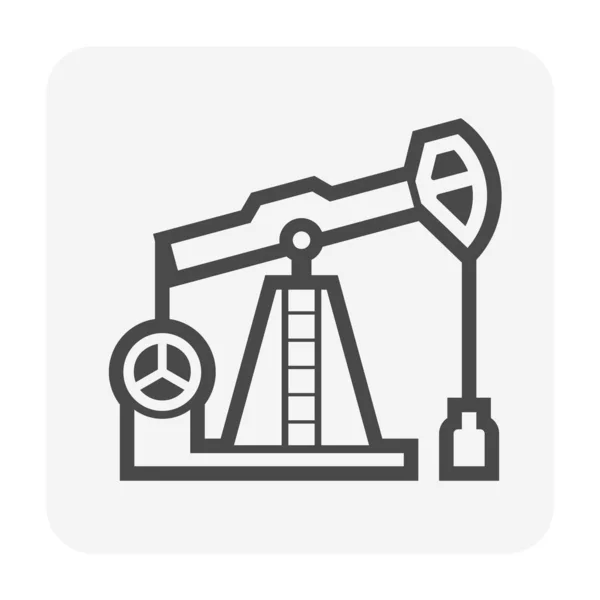 Icono de plataforma petrolífera — Vector de stock