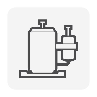 Hava kompresör simgesi