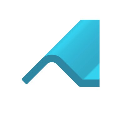 Çatı kaplama malzemesi simgesi 