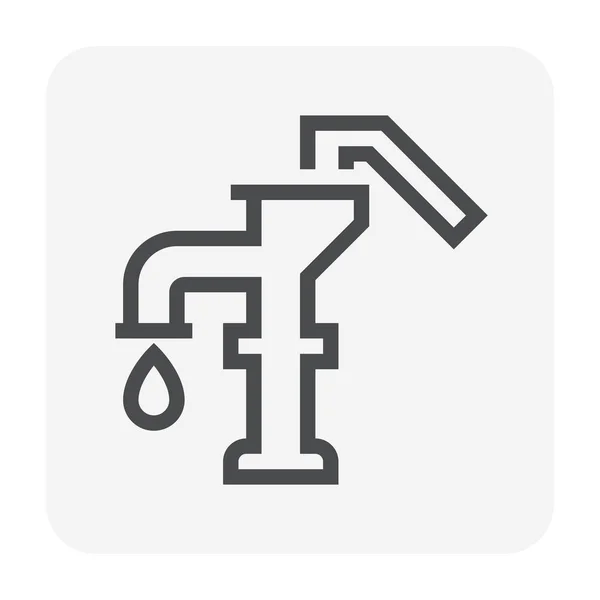 Su Pompası Simgesi — Stok Vektör