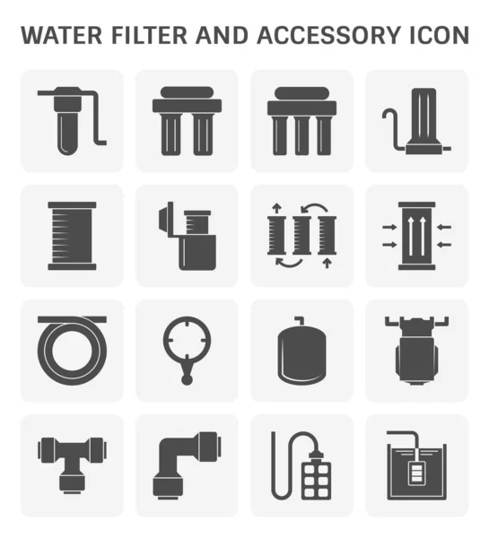 Icono de filtro de agua — Vector de stock