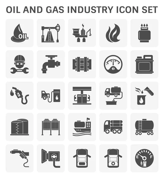 Εικονίδιο αερίου πετρελαίου — Διανυσματικό Αρχείο