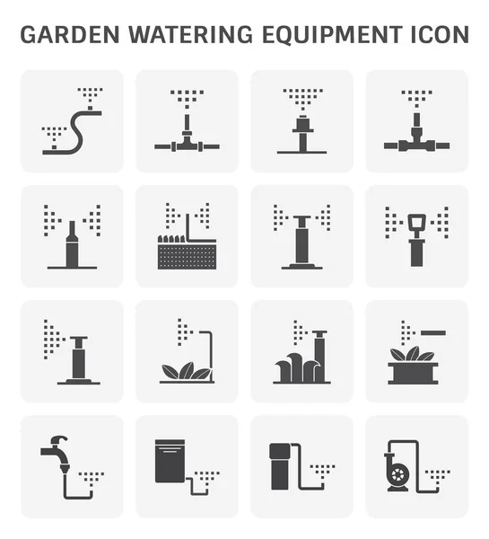 Icono de riego de jardín — Vector de stock