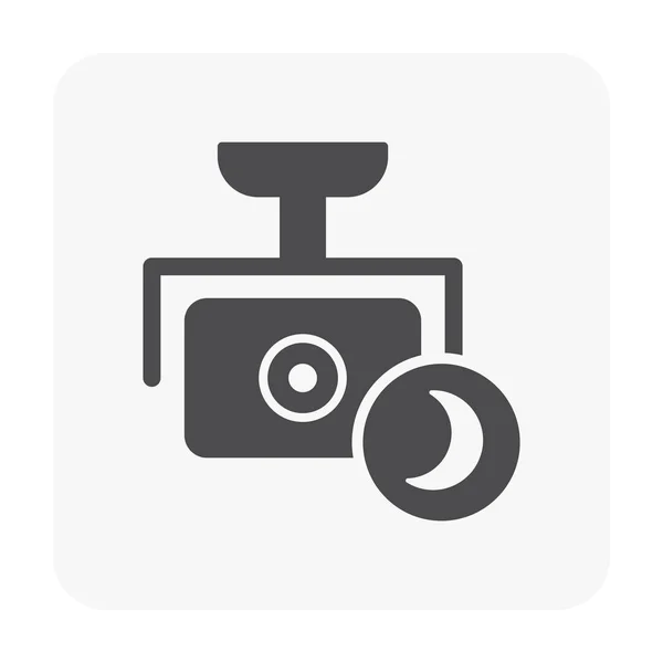 Drone icono negro — Vector de stock