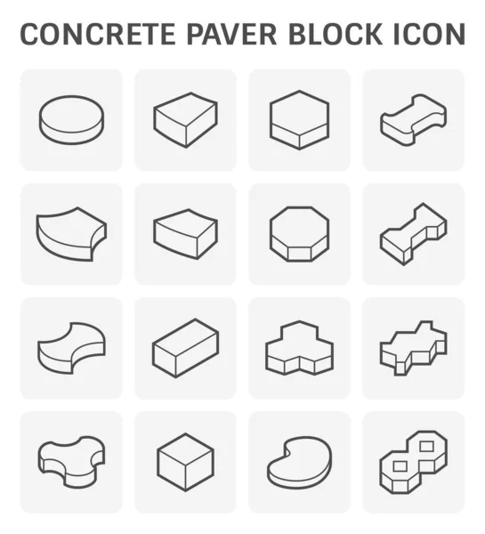 Pavé bloc plancher — Image vectorielle