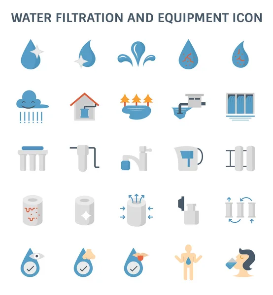 Wasserfiltersymbol — Stockvektor