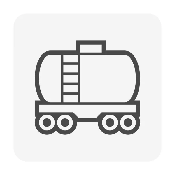 Aceite icono del tanque de gas — Vector de stock