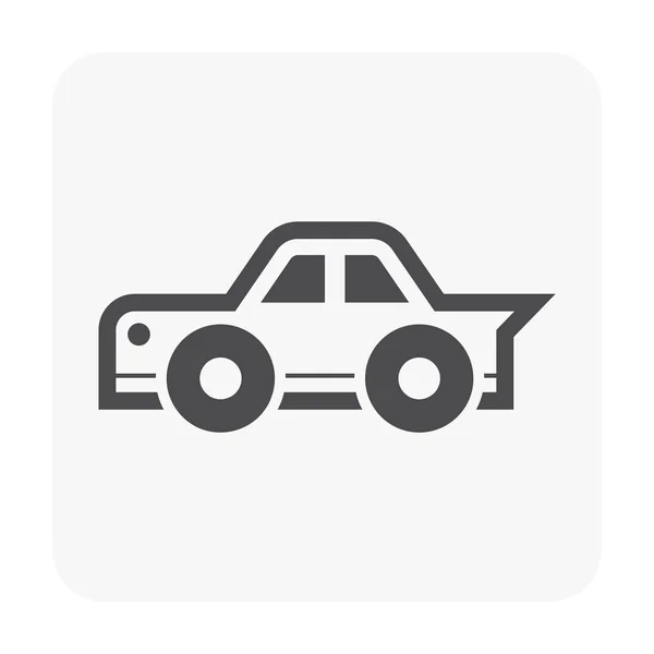 Icono del coche negro — Vector de stock