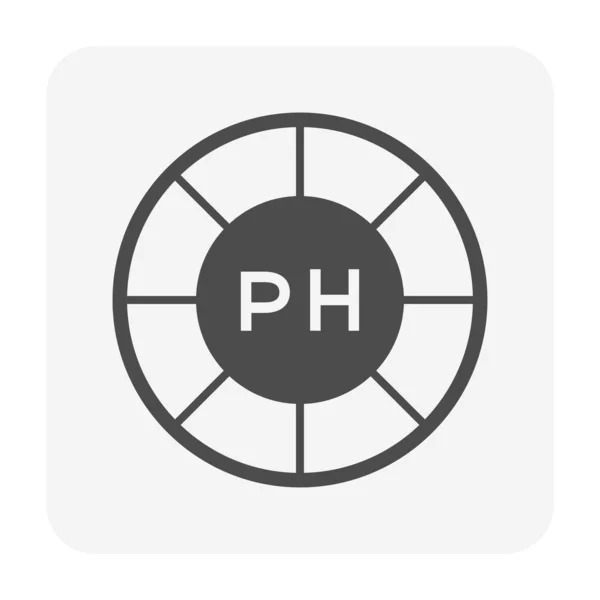 Ph water  icon — 스톡 벡터