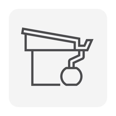 Cilt payı drenaj simgesi