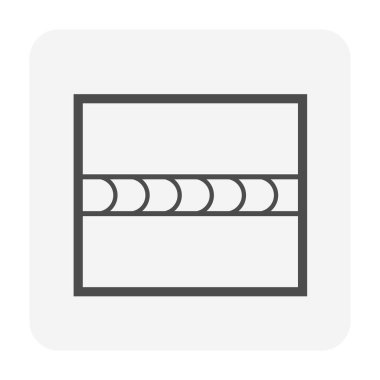 Kaynaklanmış vektör simgesi tasarımı kaynak çalışması grafik tasarımı ögesi.