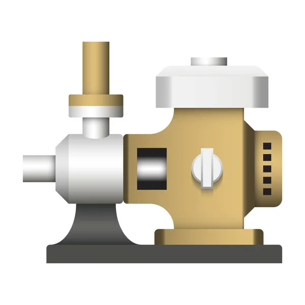 Engine Water Pump Icon Design — Stock Vector