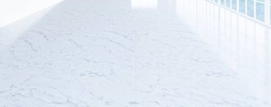 Perspektif görünümlü temiz cam kapı, arka plan için temiz ve yeni durum kullanımı ile şebeke çizgisi ve parlak yansıması ile mermer zemin 3d görüntüleme.