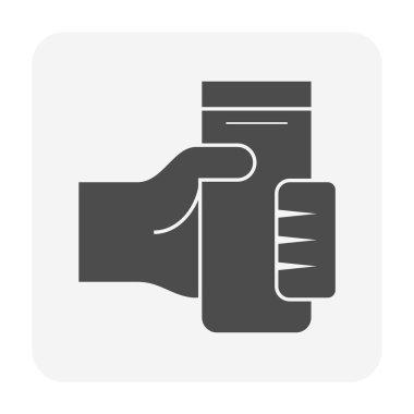 Su içme arıtma konsepti tasarımı için temiz içme suyu ikonu tasarımı.