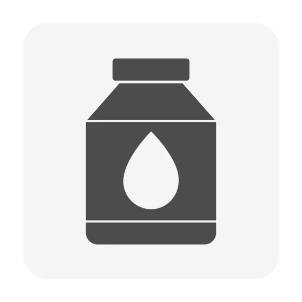 Drinking Water Healthy Vector Icon Set Design — Stock Vector