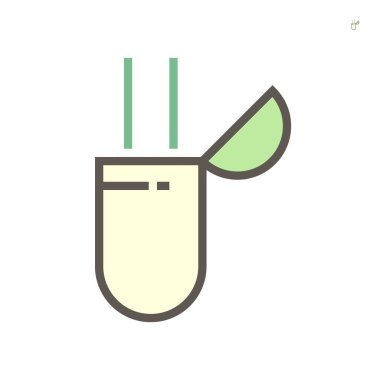 Kaynak kablosu ve konteynır depolama vektör ikonu tasarımı, 64x64 piksel mükemmel ve düzenlenebilir vuruş.