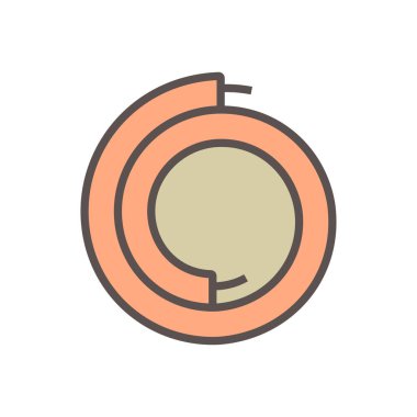 Klima kurulum araçları ve parça vektör simgesi tasarımı, düzenlenebilir vuruş.