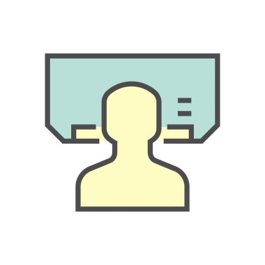 Klima ve hava kompresörü temizleme işi ve araçlar vektör simgesi tasarımı, düzenlenebilir vuruş.