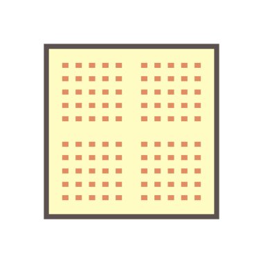 Klima ve hava kompresörü temizleme işi ve araçlar vektör simgesi tasarımı, düzenlenebilir vuruş.