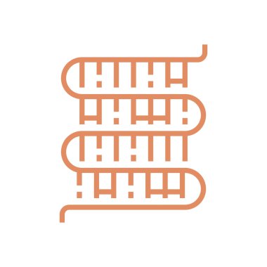 Klima ve hava kompresörü temizleme işi ve araçlar vektör simgesi tasarımı, düzenlenebilir vuruş.