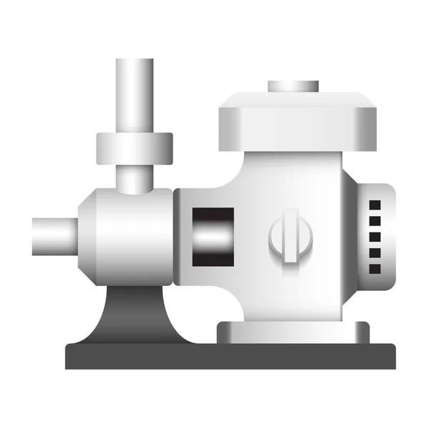 Engine Water Pump Icon Design — Stock Vector