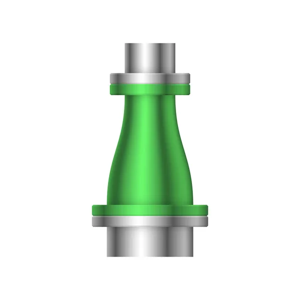 Diseño Del Icono Del Conector Tubería Acero Aislado Sobre Fondo — Vector de stock