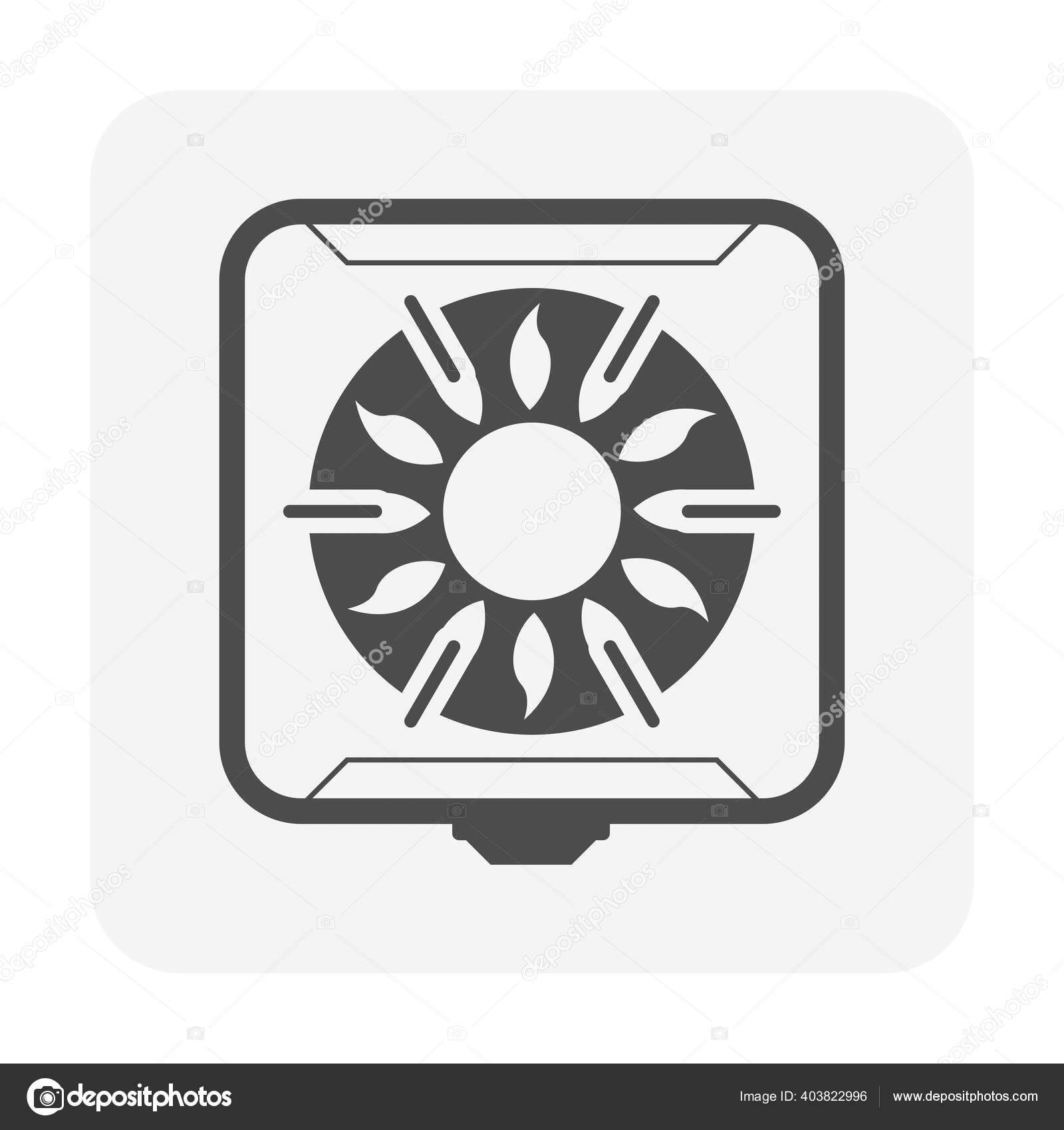 Gas Stove Flame Vector Icon Design Stock Vector Image by ©roncivil