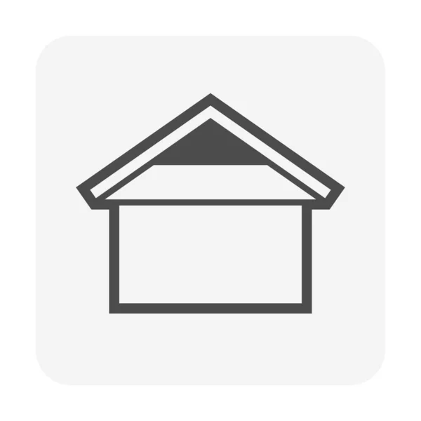 Forma Telhado Para Design Ícone Vetor Casa — Vetor de Stock