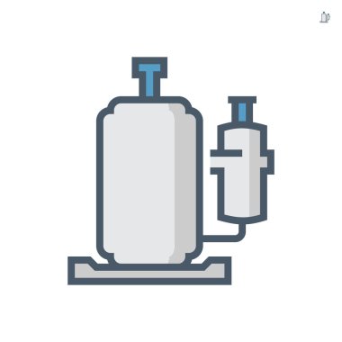 Kompresör simgesi karşılaşılıyor 64x64 piksel mükemmel ve düzenlenebilir vuruş.