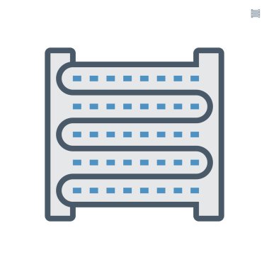 Yoğunlaştırıcı birim simgesi 64x64 piksel mükemmel ve düzenlenebilir vuruş.