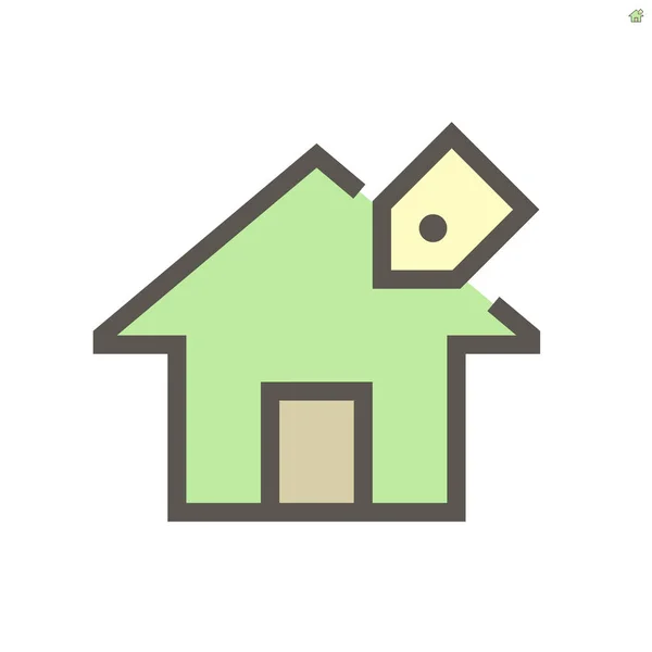 Huis Koop Vector Icon Design 48X48 Pixel Perfect Bewerkbare Slag — Stockvector