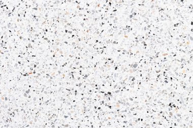 Terrazzo 'nun zemini pürüzsüz. Mermer, taş, beton ve pürüzsüz yüzeyden oluşur. Dekorasyon iç mimarisi için, döşeme ve soyut arkaplan üzerine desenli baskı.