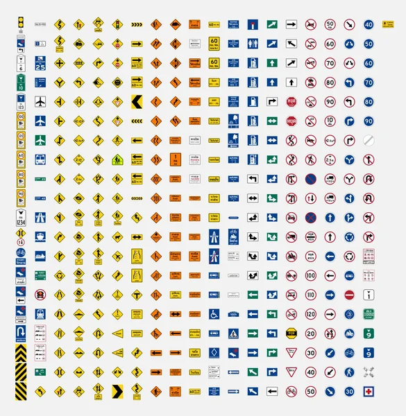 Señal Tráfico Por Carretera Símbolo Tailandia — Archivo Imágenes Vectoriales