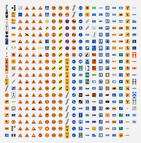 Symbol Znak Drogowy Szwecja — Wektor stockowy