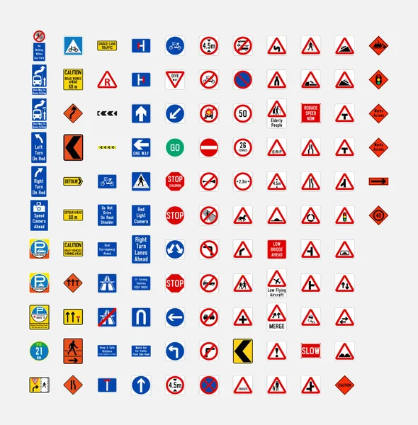 Señal Tráfico Por Carretera Símbolo Singapore — Vector de stock