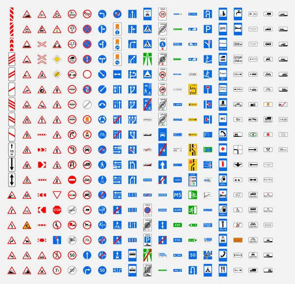 Verkeersbord Symbool Rusland — Stockvector