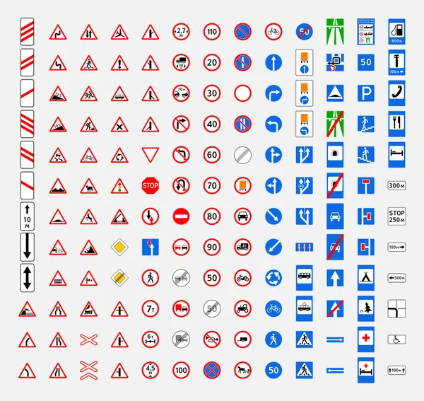 Señal Tráfico Por Carretera Símbolo Kyrgyzstan — Vector de stock