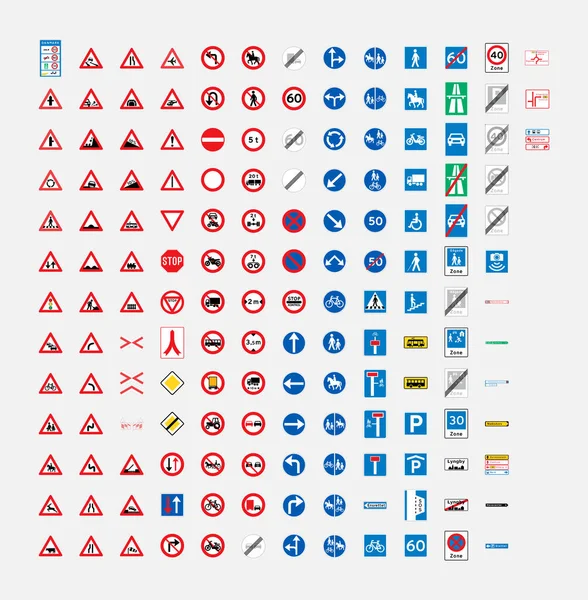 Signalisation Routière Symbole Denmark — Image vectorielle