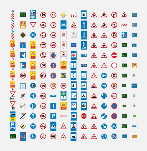 Verkeersbord Symbool Cyprus Eilanden — Stockvector