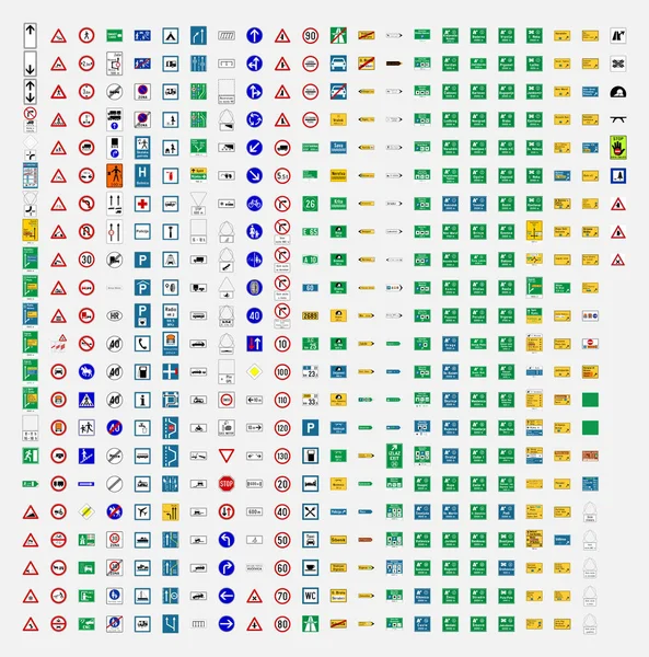 Signalisation Routière Symbole Croate — Image vectorielle