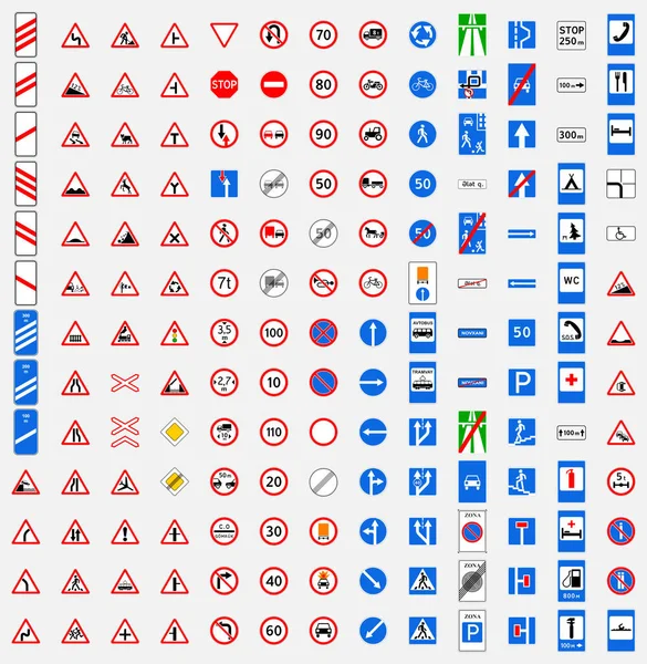 Signalisation Routière Symbole Azerbaijan — Image vectorielle