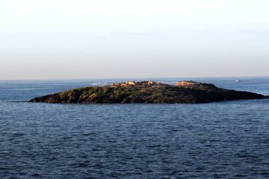 Güzel Illot de Sa Galera. Illes Balears, Mallorca İspanya. Anıt MÖ 3. ve 2. yüzyıllar